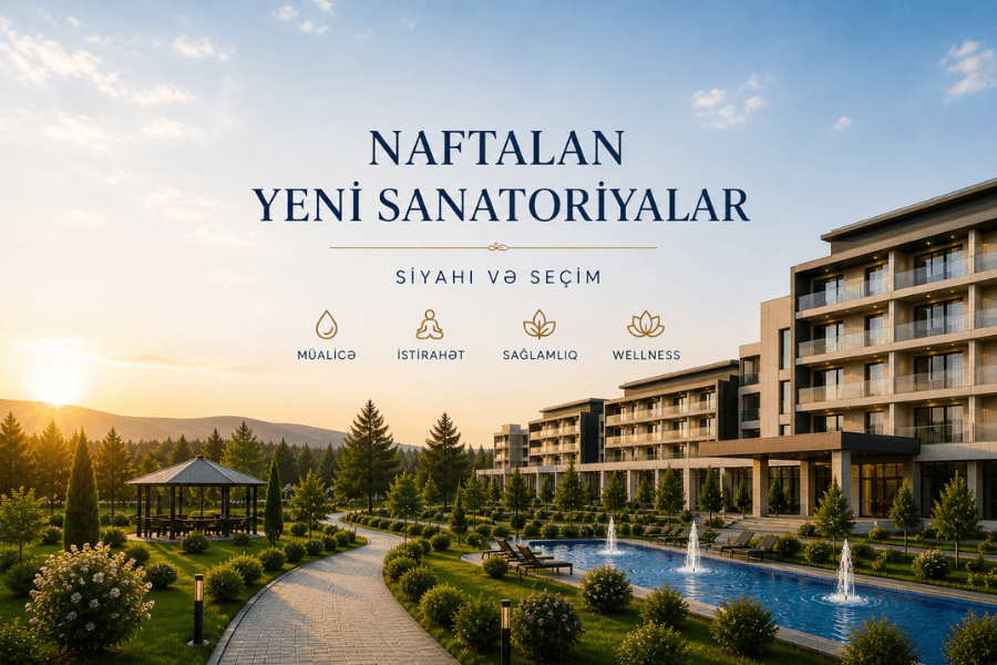 Naftalanın yeni sanatoriyaları – ən yaxşı sanatoriyaların siyahısı