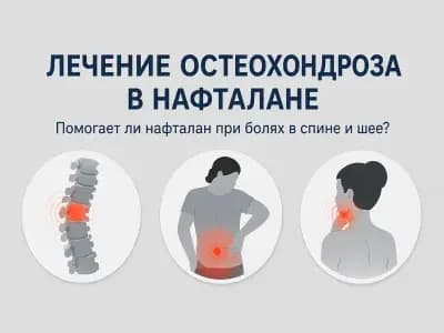 Naftalanda osteoxondrozun müalicəsi – naftalan bel və boyun ağrılarına kömək edirmi?