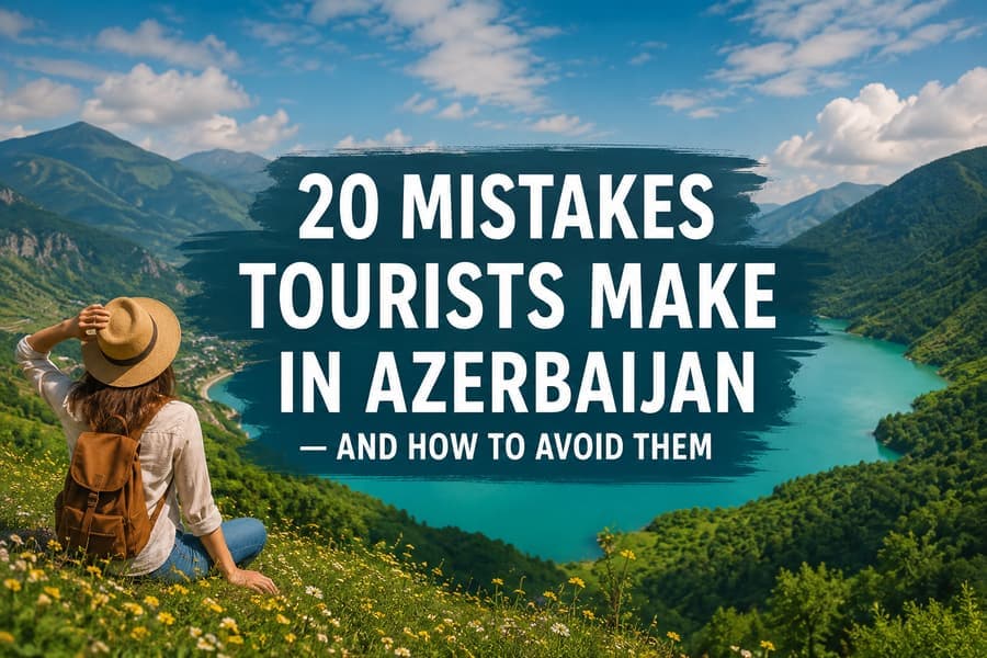 Azərbaycana səfərdə turistlərin etdiyi 20 səhv və tövsiyələr