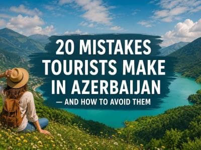 Azərbaycana səfərdə turistlərin etdiyi 20 səhv və tövsiyələr